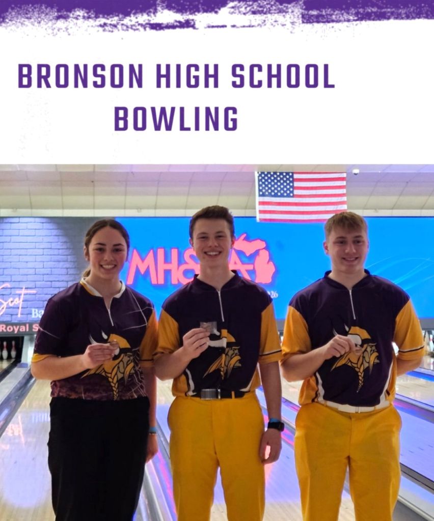 Three Bronson bowlers named D-3 All State